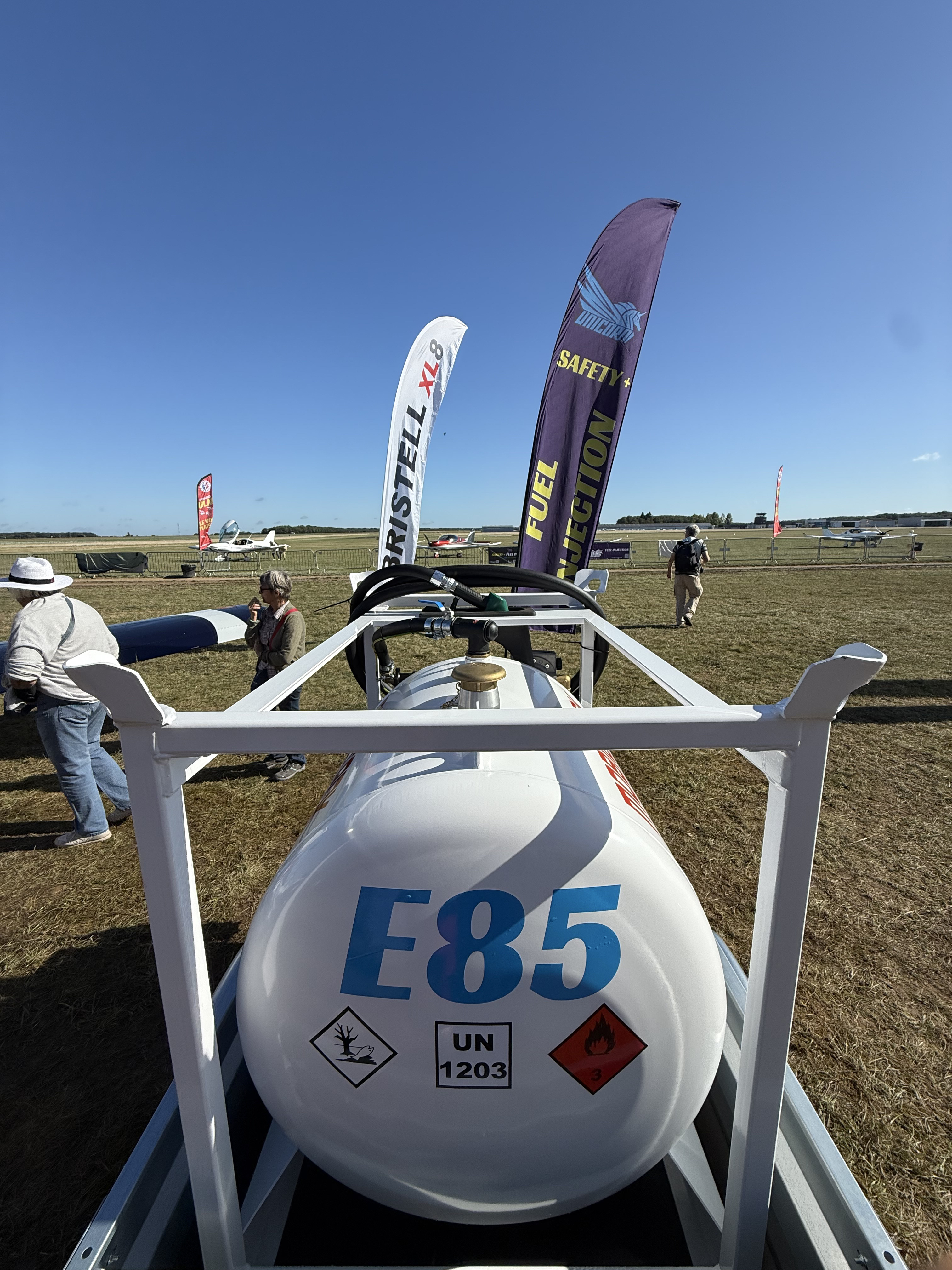Cuve mobiltank Ethanol E85 salon ULM de Blois 2025